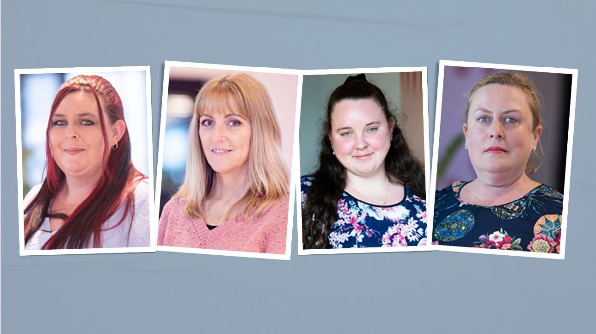 L-R: InLife Assistant Coordinators Melissa, Mandy, Jade and Sophie