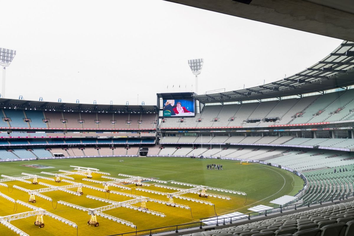 InLife celebrates at the MCG