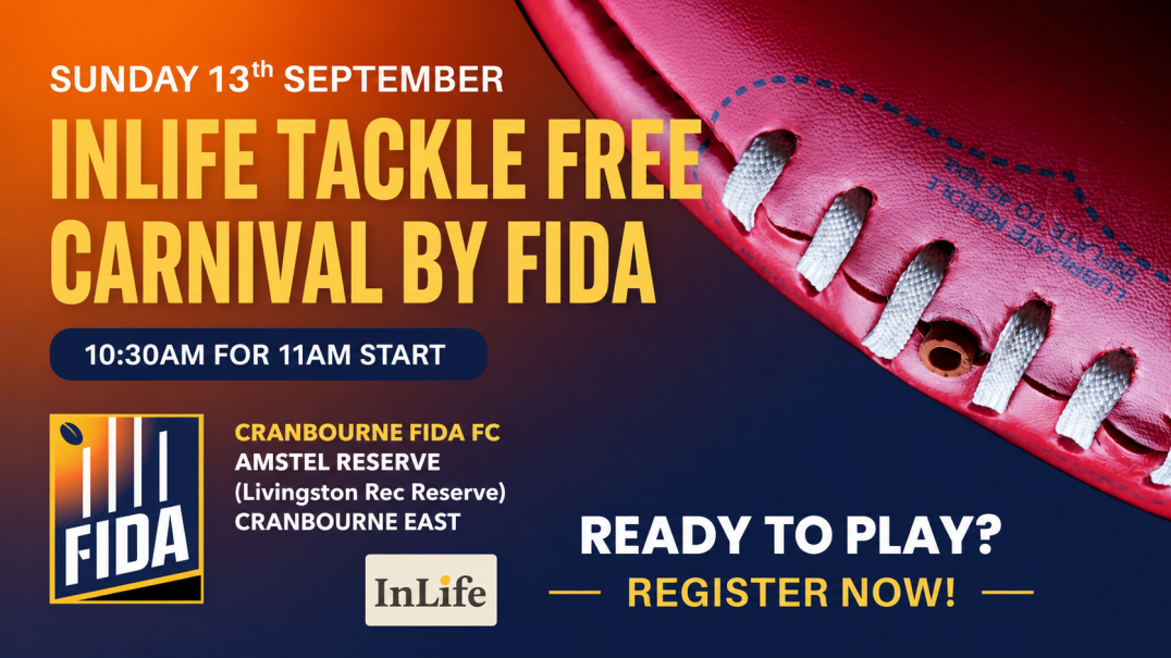 FIDA Tackle Free Carnival 13 September 2026